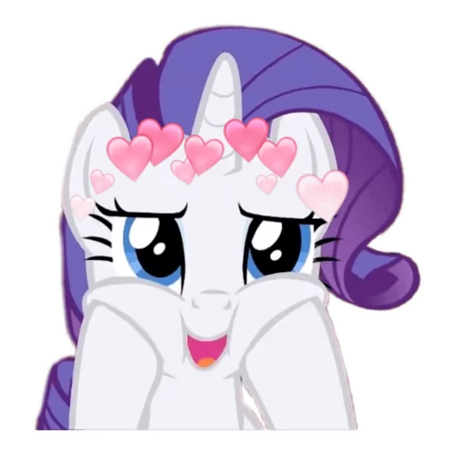 Sticker from the "My little pony" sticker pack