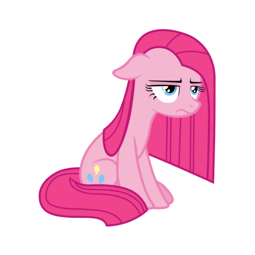 Sticker from the "My little pony" sticker pack