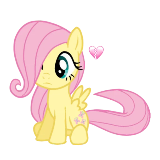 Sticker from the "My little pony" sticker pack