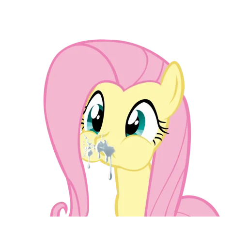 Sticker from the "My little pony" sticker pack