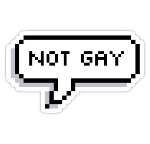 Sticker from the "Very Gay" sticker pack