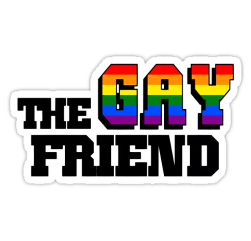 Sticker from the "Very Gay" sticker pack