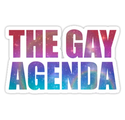 Sticker from the "Very Gay" sticker pack