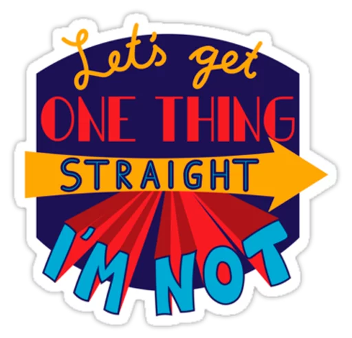 Sticker from the "Very Gay" sticker pack