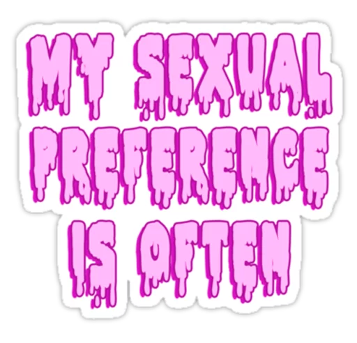 Sticker from the "Very Gay" sticker pack