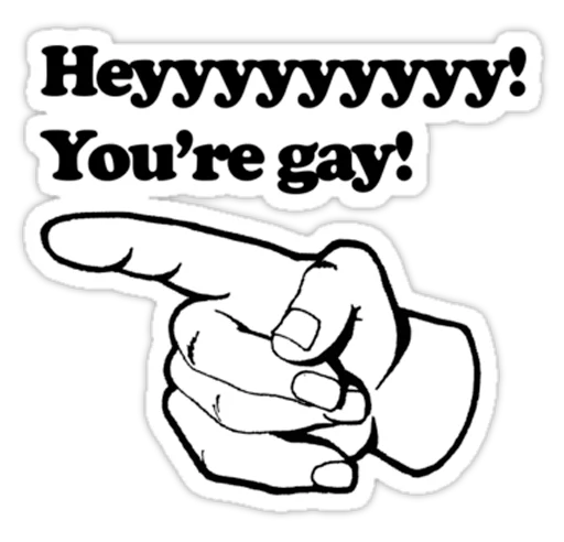 Sticker from the "Very Gay" sticker pack