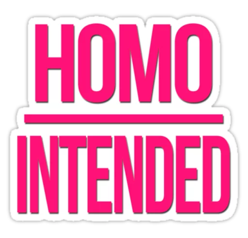 Sticker from the "Very Gay" sticker pack