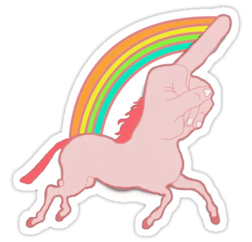 Sticker from the "Very Gay" sticker pack