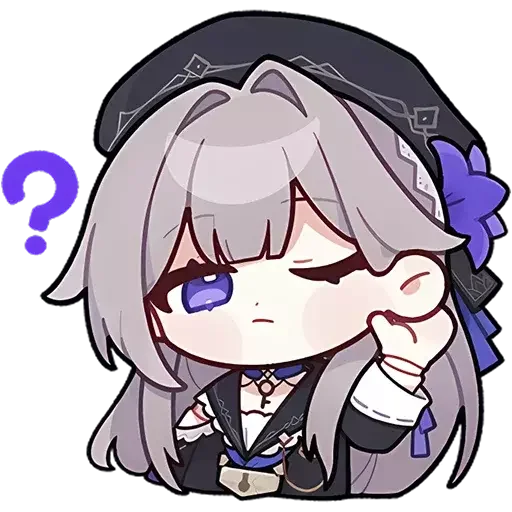 Sticker from the "Chibi - Honkai: Star Rail" sticker pack