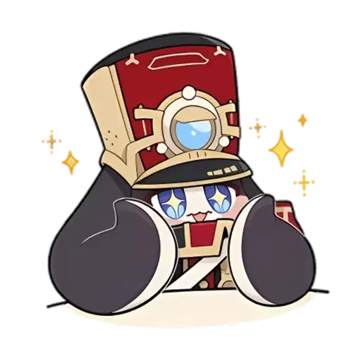 Sticker from the "Chibi - Honkai: Star Rail" sticker pack