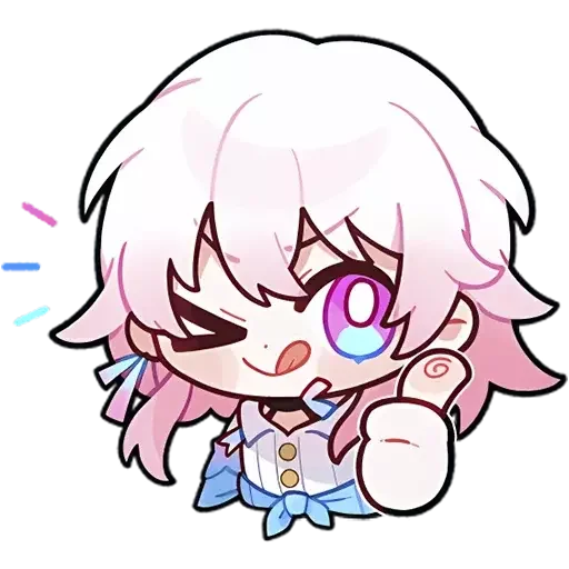 Sticker from the "Chibi - Honkai: Star Rail" sticker pack