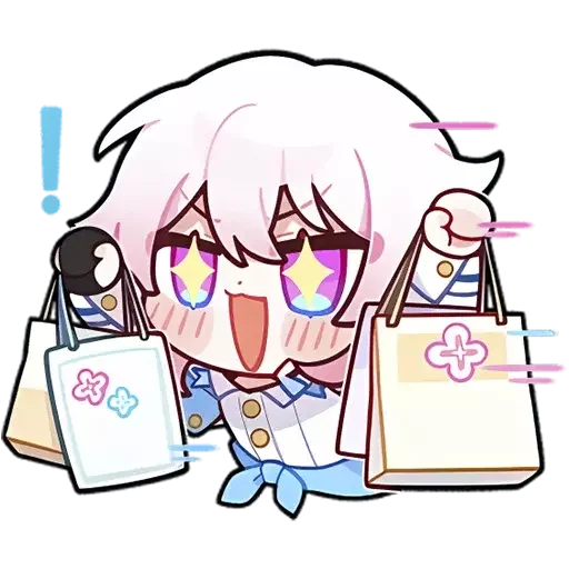 Sticker from the "Chibi - Honkai: Star Rail" sticker pack