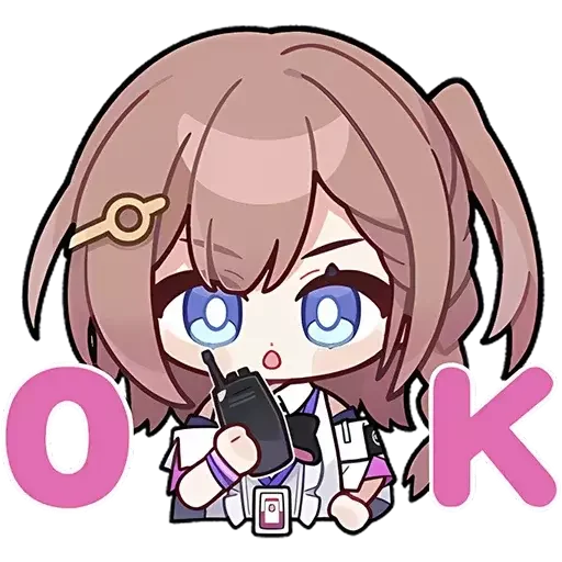 Sticker from the "Chibi - Honkai: Star Rail" sticker pack