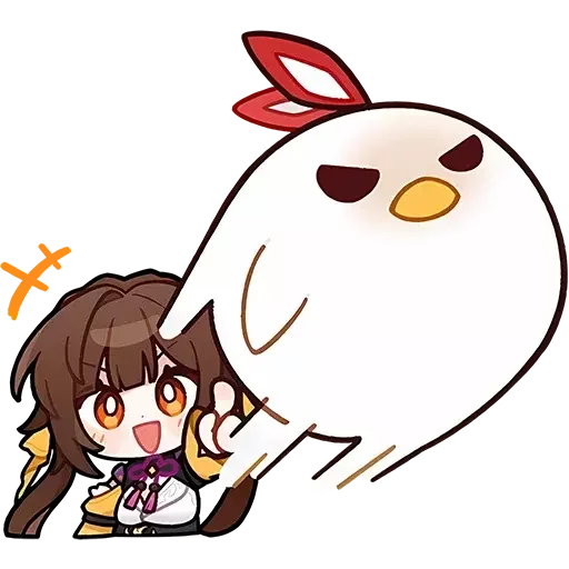 Sticker from the "Chibi - Honkai: Star Rail" sticker pack