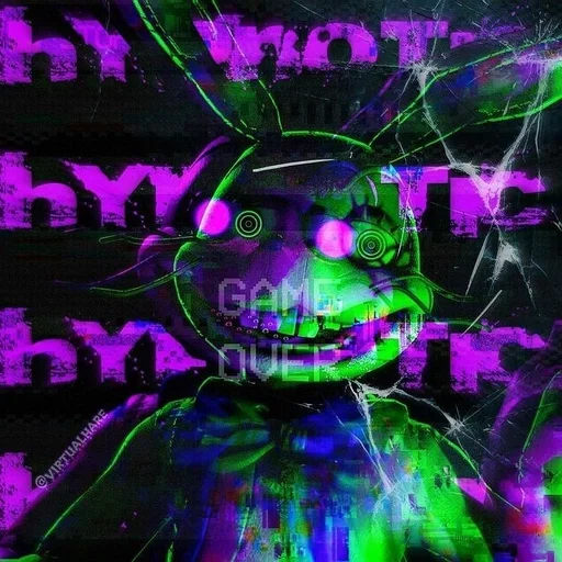 Sticker from the "Glitchtrap / FNAF" sticker pack