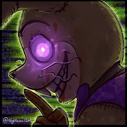 Sticker from the "Glitchtrap / FNAF" sticker pack