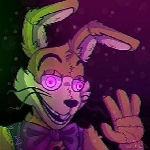 Sticker from the "Glitchtrap / FNAF" sticker pack