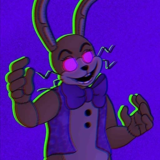 Sticker from the "Glitchtrap / FNAF" sticker pack