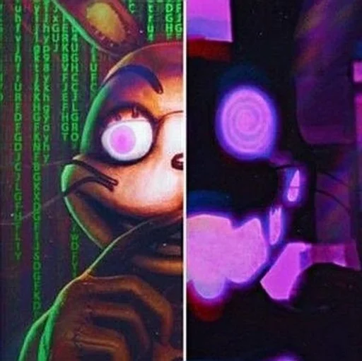 Sticker from the "Glitchtrap / FNAF" sticker pack