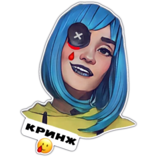 Sticker from the "Coraline" sticker pack