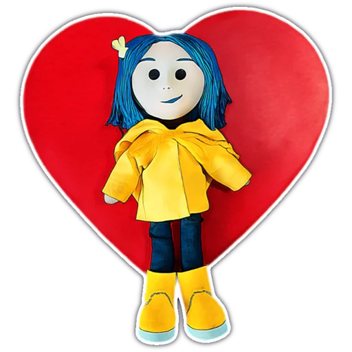 Стикер из набора "Coraline"