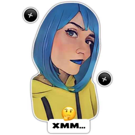 Sticker from the "Coraline" sticker pack