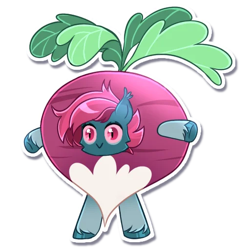 Sticker from the "Beet Lightning" sticker pack