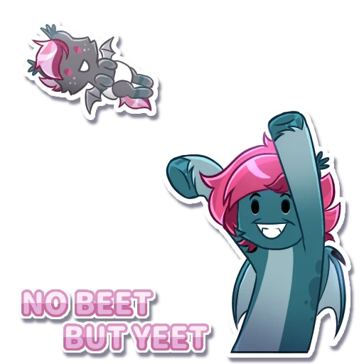 Sticker from the "Beet Lightning" sticker pack