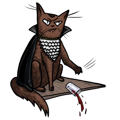 Sticker Cat_draculaa_