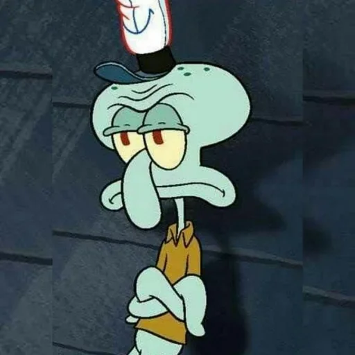 Sticker from the "Squidward" sticker pack