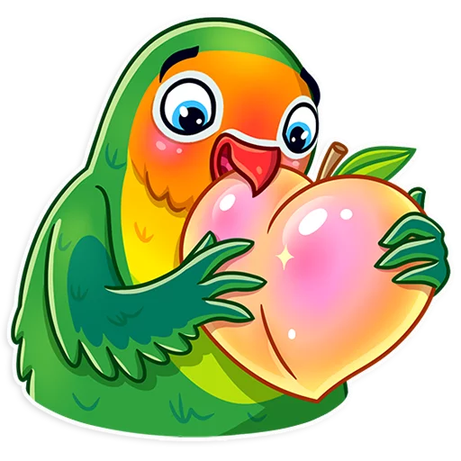 Sticker from the "Love Bird" sticker pack