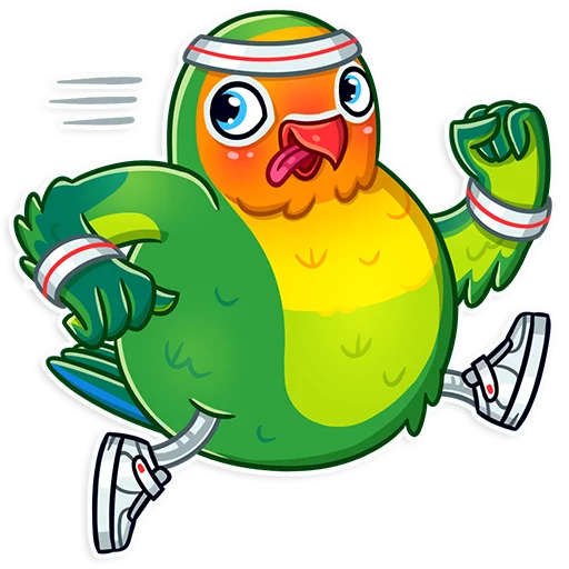 Sticker Love Bird