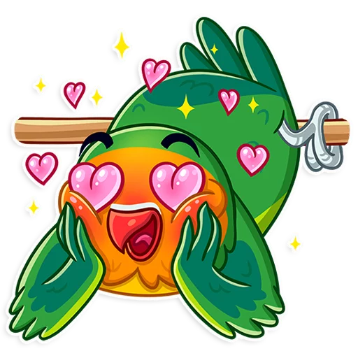 Sticker from the "Love Bird" sticker pack