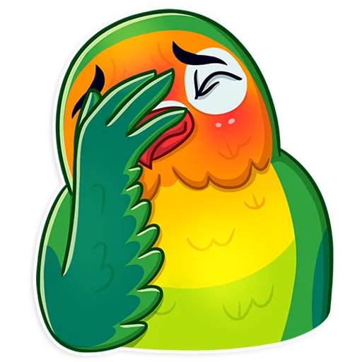 Sticker from the "Love Bird" sticker pack