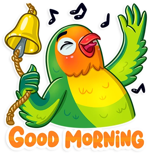 Sticker from the "Love Bird" sticker pack