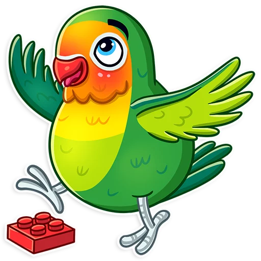 Sticker from the "Love Bird" sticker pack