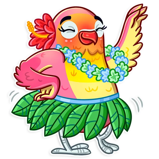 Sticker from the "Love Bird" sticker pack