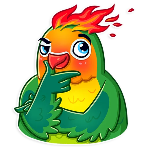 Sticker from the "Love Bird" sticker pack