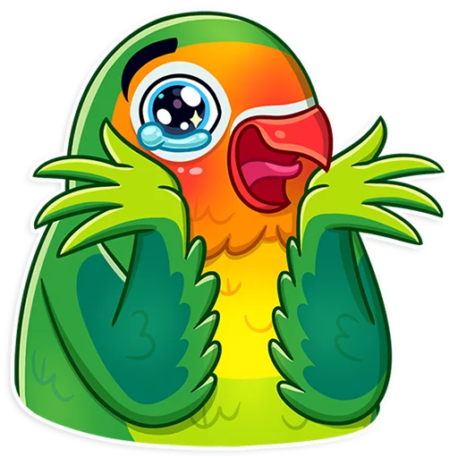 Sticker from the "Love Bird" sticker pack