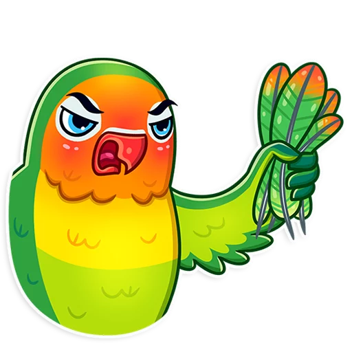 Sticker from the "Love Bird" sticker pack