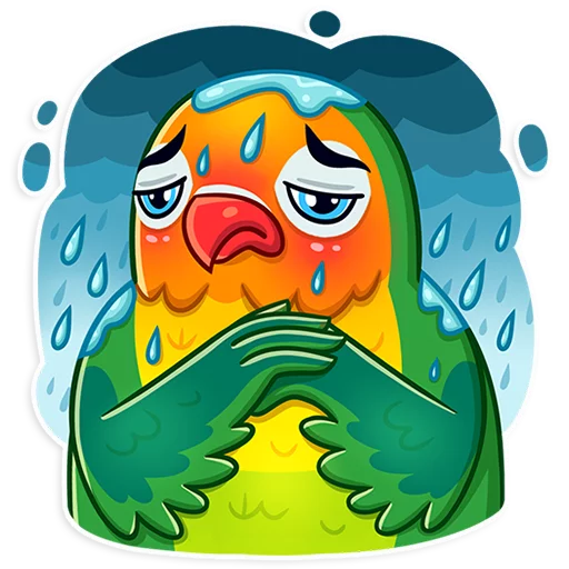 Sticker from the "Love Bird" sticker pack