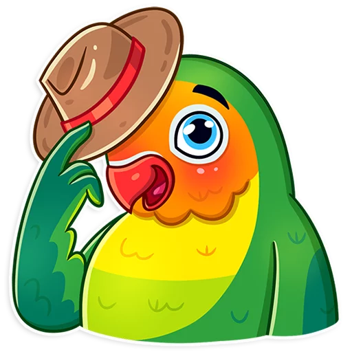 Sticker from the "Love Bird" sticker pack