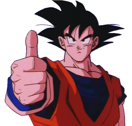 Sticker from the "Dragon Ball" sticker pack