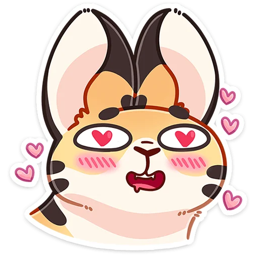 Sticker from the "Сервальчик Тортик" sticker pack