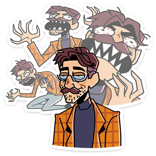 Sticker from the "Эдик" sticker pack