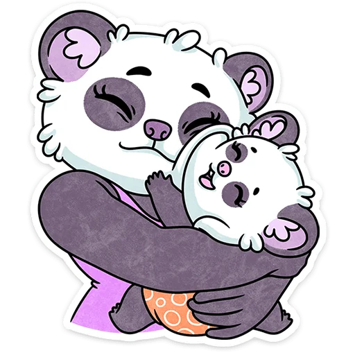 Sticker from the "Мамси" sticker pack