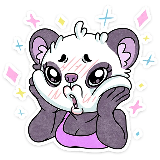 Sticker from the "Мамси" sticker pack