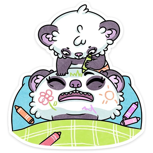 Sticker from the "Мамси" sticker pack