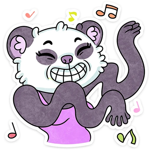 Sticker from the "Мамси" sticker pack