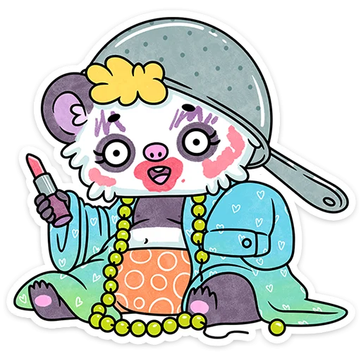 Sticker from the "Мамси" sticker pack